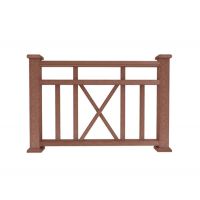 Ограждение из ДПК Р1 терракот