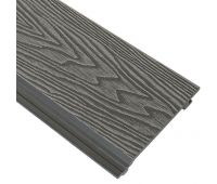 Фасадная панель Wood-X 156х21 Серый 3D Фасадная панель Wood-X 156х21 Серый 3D