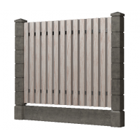 Доска заборная ДПК, тиснение "дуб" Выбеленный дуб Доска заборная ДПК, тиснение "дуб" Выбеленный дуб