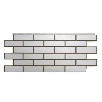 Цокольный сайдинг «Кирпич гладкий» Белый Цокольный сайдинг «Кирпич гладкий» Белый