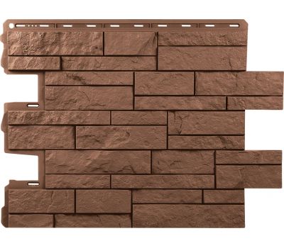 Фасадные панели Шотландия ЭКО Терракотовый от производителя Альта-профиль по цене 573 р Фасадные панели Шотландия ЭКО Терракотовый от производителя Альта-профиль по цене 573 р