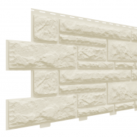 Фасадные панели под камень Доломит Слоновая кость