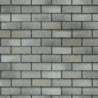 Плитка Фасадная битумная, HAUBERK кирпич Серо-бежевый Плитка Фасадная битумная, HAUBERK кирпич Серо-бежевый