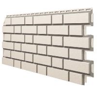 Фасадные панели (цокольный сайдинг) Оптима Клинкер Слоновая-Кость Фасадные панели (цокольный сайдинг) Оптима Клинкер Слоновая-Кость