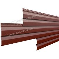 Металлический сайдинг МП СК-14х226 (VikingMP-01-3005-0.45) Красное вино Металлический сайдинг МП СК-14х226 (VikingMP-01-3005-0.45) Красное вино