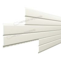 Металлический сайдинг Lбрус-15х240 (ПЭ-01-9002-0.5) Серо-белый Металлический сайдинг Lбрус-15х240 (ПЭ-01-9002-0.5) Серо-белый