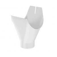 Воронка желоба RAL 9003 Белый 150/100