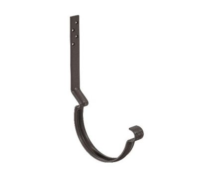 Крюк крепления желоба длинный модернизированный RR 32 Тёмно Коричневый 125/90 от производителя  Aquasystem по цене 408 р