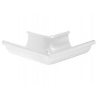 Угол желоба, наружный 90° RR 20 Мраморно-белый 125/90