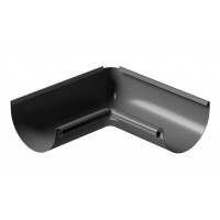 Угол внутренний 90° D125 ГРАФИТ (RAL 7024) Угол внутренний 90° D125 ГРАФИТ (RAL 7024)